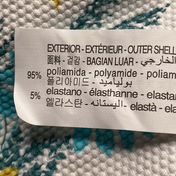 NWT. Zara Kids Floral Print Bikini with Scalloped Trim. Size 13-14. - Picture 6 of 7